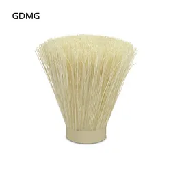 GDMG Shaving Brush Fan Shape Boar Bristles Handmade Hair Knot Barbers Professional Wet Shaving Beard Tools
