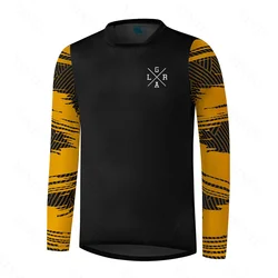 New Loose Rider Long sleeve Jersey DH Motocross Men's tracksuit BMX MTB Mountain Bike Endurance Race Breathable shirt