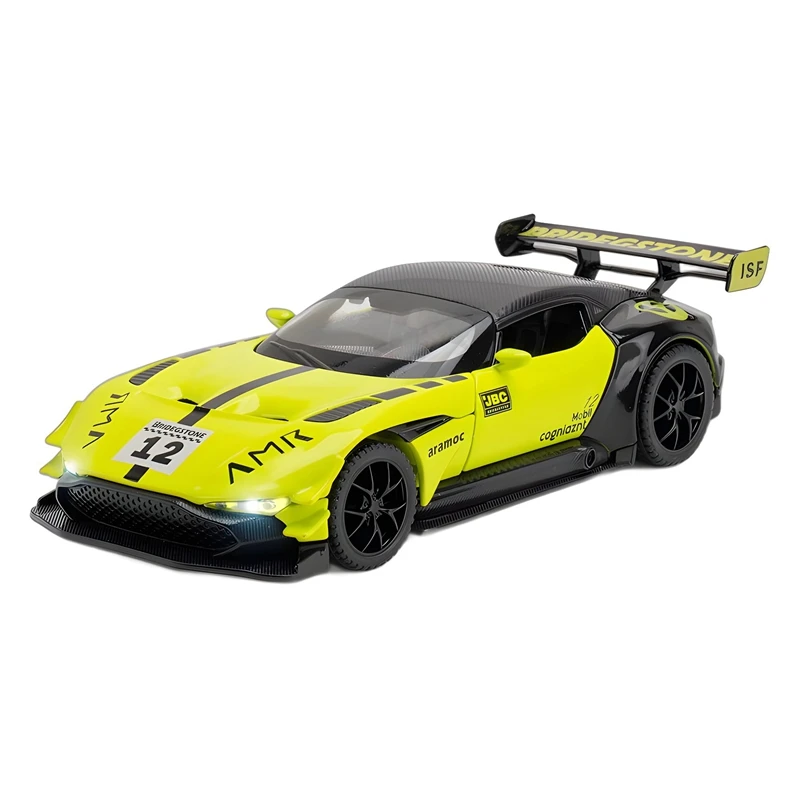 1: 32 Aston Martin Vulcan Fast&Furious Alloy Car Model Diecasts Toy With Sound and Light Vehicles Decoration Toys For Kids Gift