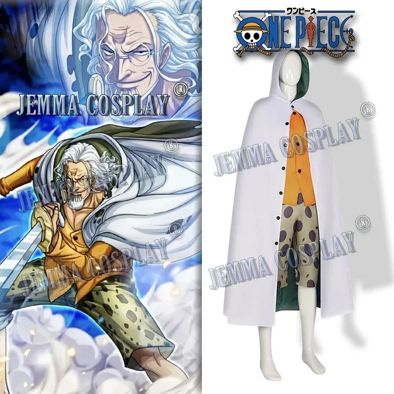 Costume de Cosplay de Dessin Animé Japonais d'Hadès Silvers Rayleigh pour Homme, Vêtement de Carnaval, ixACGN