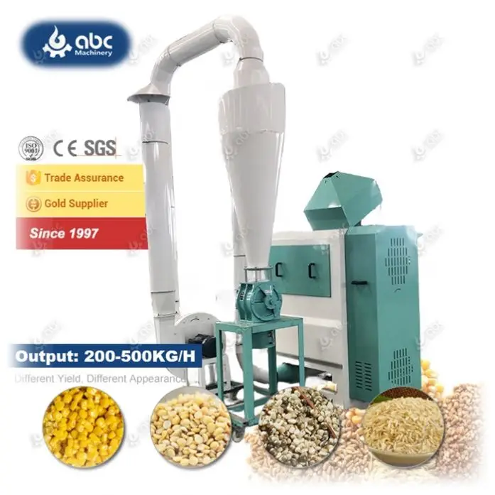 China BEST Rice Broad Bean Maize Wheat Peeling Machine for Dry Wet Dehulling Dehusking Black Gram Corn Millet Lentil