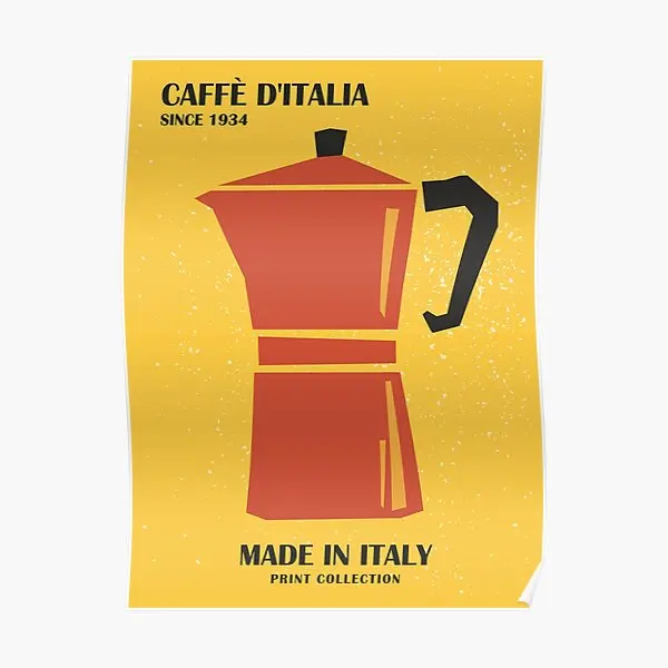 Coffee Art Print Retro Print Italy Ex  Poster Vintage Funny Mural Decoration Modern Room Print Decor Art Painting Home No Frame