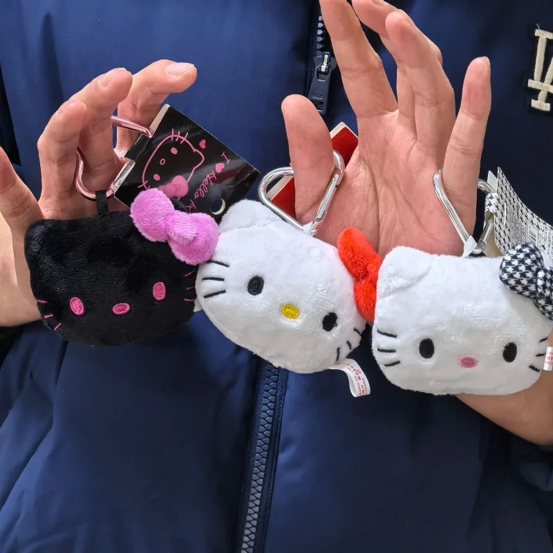 Pluszowa zawieszka do plecaka z motywem Hello Kitty, japoński styl kawaii, Sanrio, kreatywny breloczek, prezent urodzinowy dla dzieci, 2025