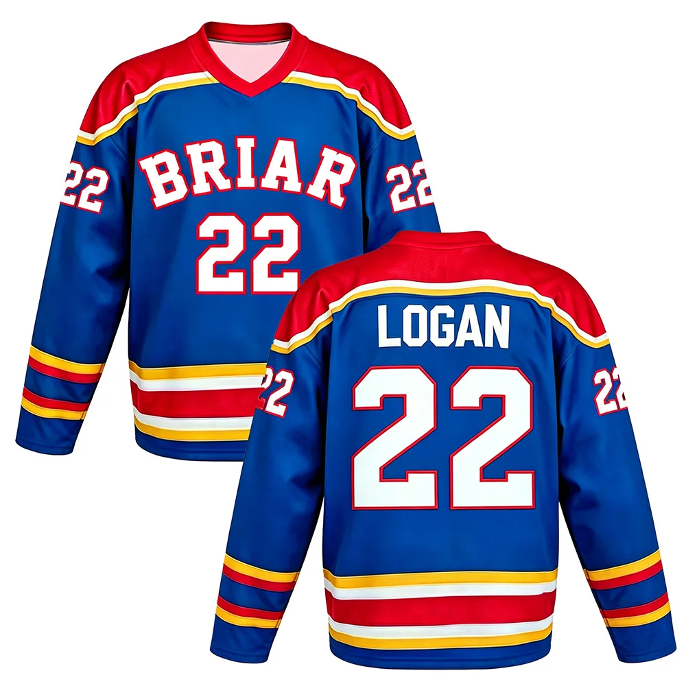 Off Campus Briar University Hockey Jersey Graham 44 22 DI LAURENTIS 66 Tucker46 Print Oversized Sportswear Unisex Y2K Sweatshirt