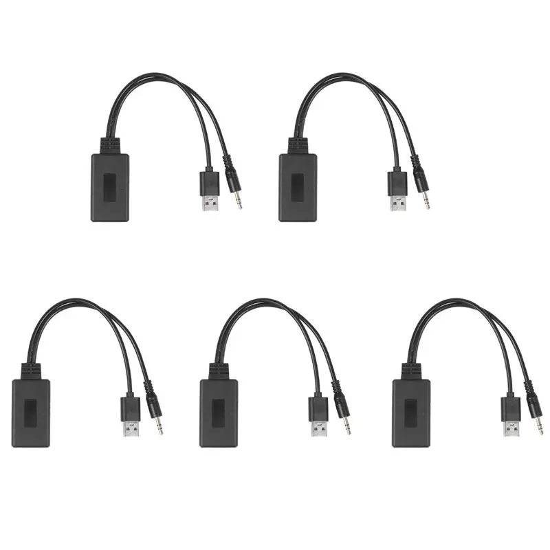A11M-5X Car Wireless Bluetooth Module Music Adapter Auxiliary Receiver Aux Audio USB 3.5Mm Socket For Bmw E90 E91 E92 E93