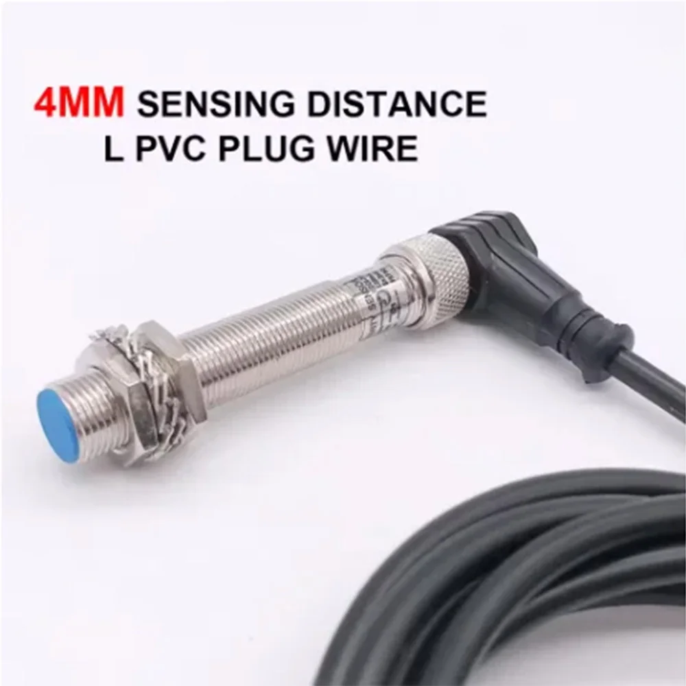 M8, length 42mm, 90deg connector, 2m lead, 4mm sensing, PNP, N/C - complete with lead  (NOTE MUST BE N/C)
