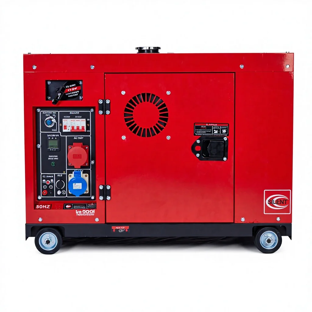 YHS Single Cylinder 5KW 6.25KVA Air Cooled Diesel Generator Mini Silent Standby Backup Genset with 50/60Hz Frequency