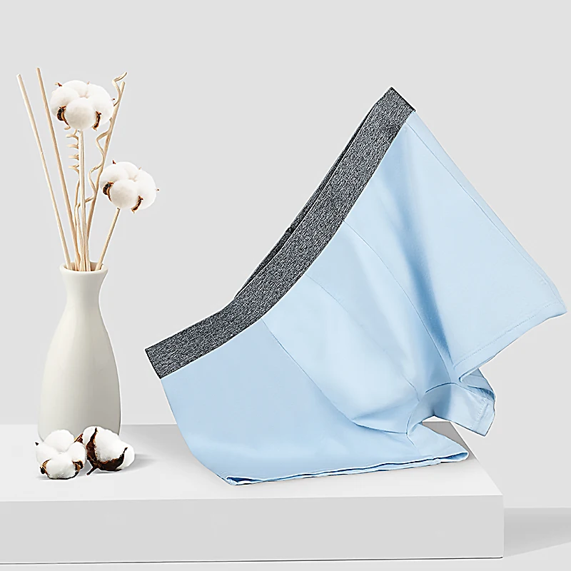 

2PCS Men's panties, men's cotton boxers, modal bottoms, summer thin men's sporty plus size boxer shorts