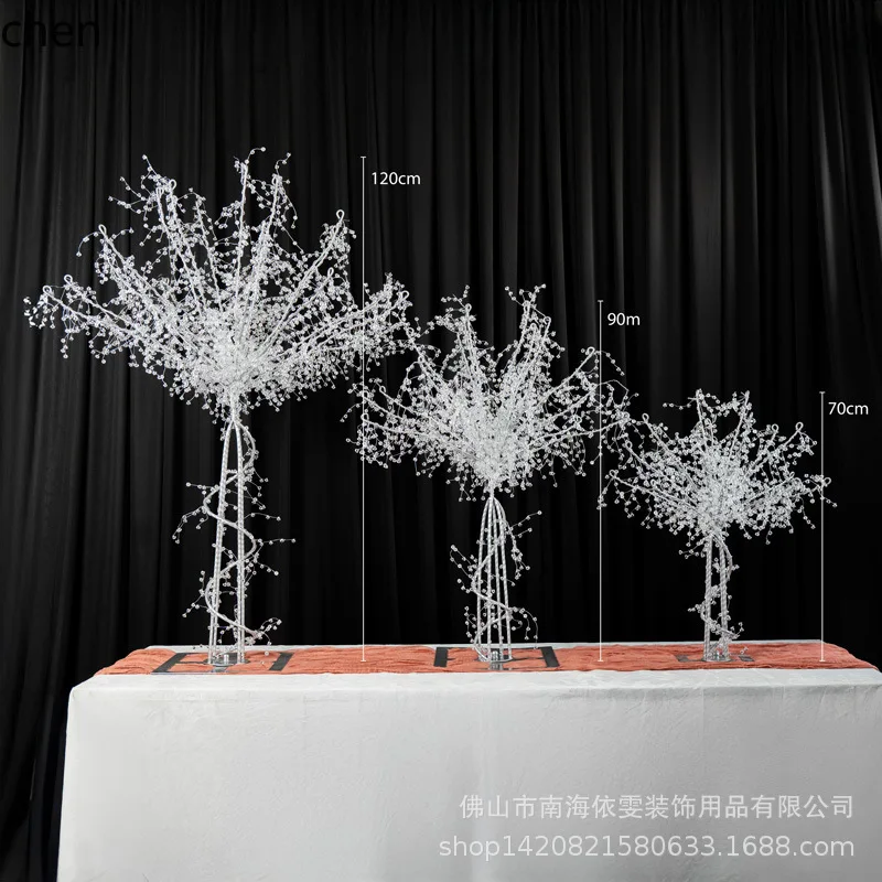 Wedding Decoration Crystal Tree Hotel Wedding Arrangement Welcome Road Guide Flower Column
