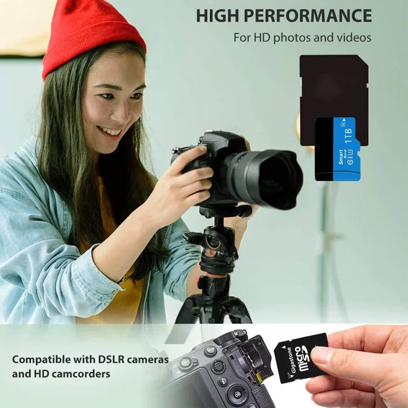 Высокоскоростная карта памяти Micro SD, флэш-карта SD/TF на 1 ТБ, класс 10, флэш-карта памяти для телефона, камеры наблюдения с бесплатным логотипом