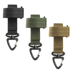 Luva pendurado fivela corda fivela de armazenamento ventilador militar tático mosquetão de náilon multi-purpose ao ar livre luva armazenamento gravata 6 principais vendas luva relogio - №1