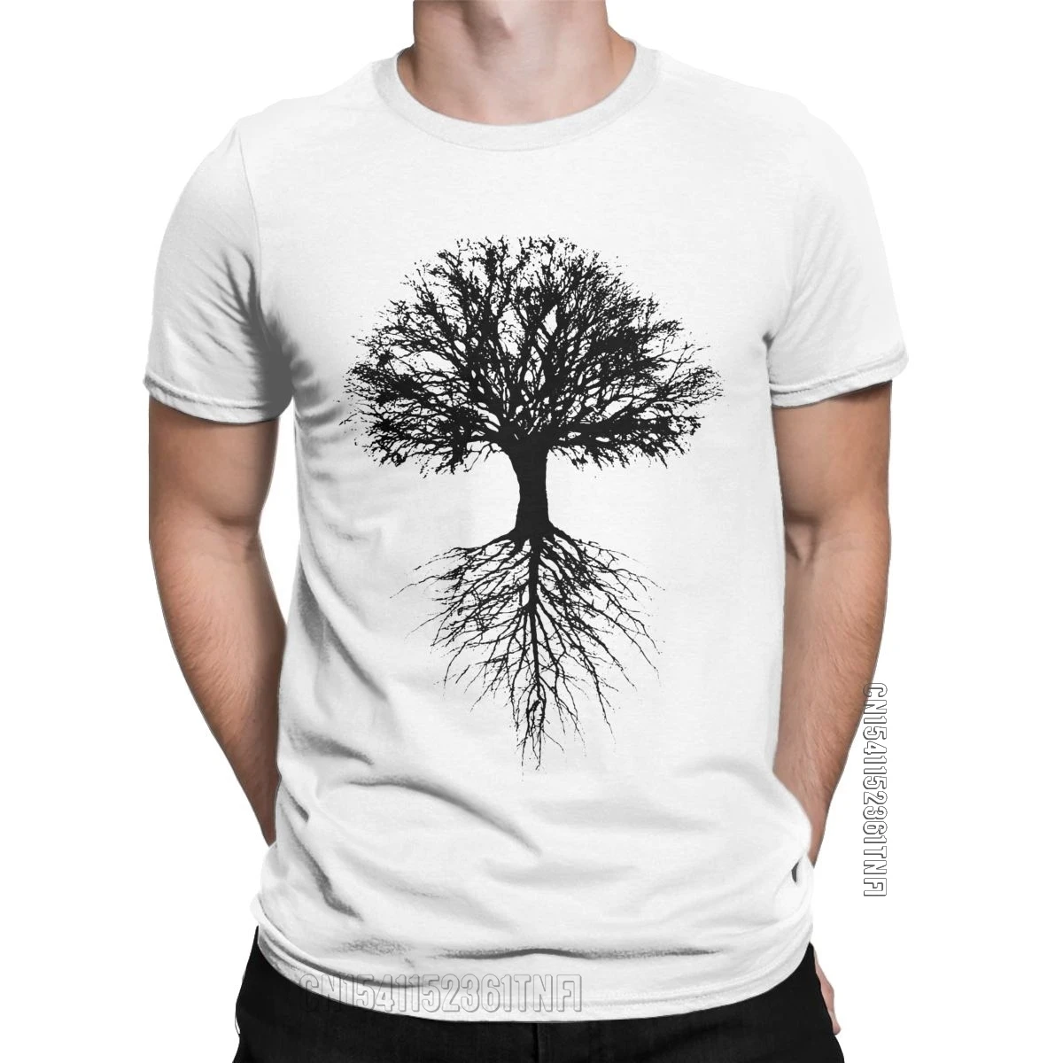 Awesome Tree of Life T-shirt Men\'s O Neck Cotton T-shirt Natural Classic Casual Comfort Short Sleeve Summer T-shirt