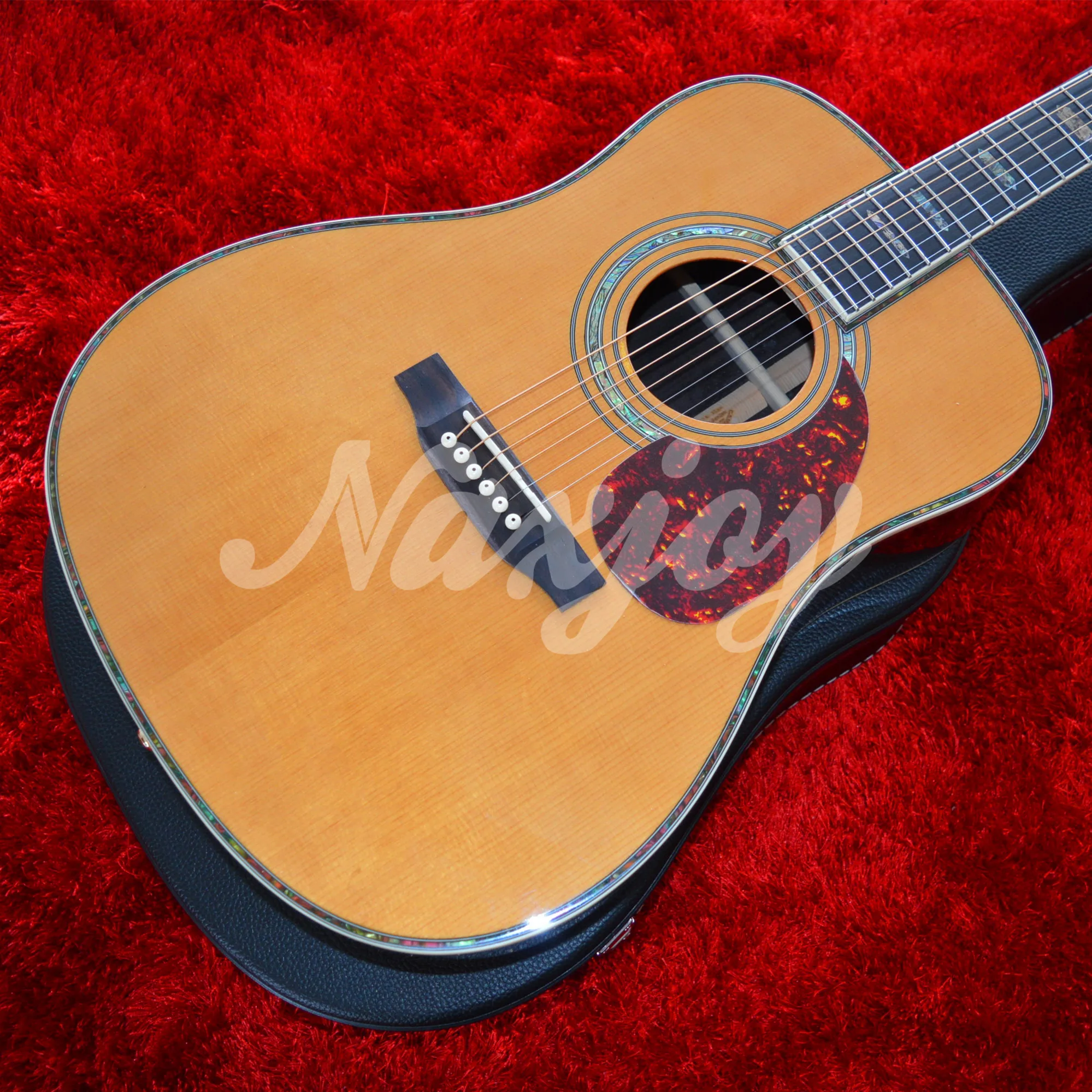 Top Quality 41 Inches Solid Cedar D Type Acoustic Guitar Rosewood Back and Sides Guitar