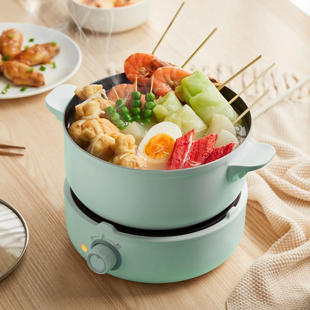 

Electric Multi Cooker Hot Pot Household Small Cooking Pot Noodle Nonstick Frying Pan Electric Pot Steamer