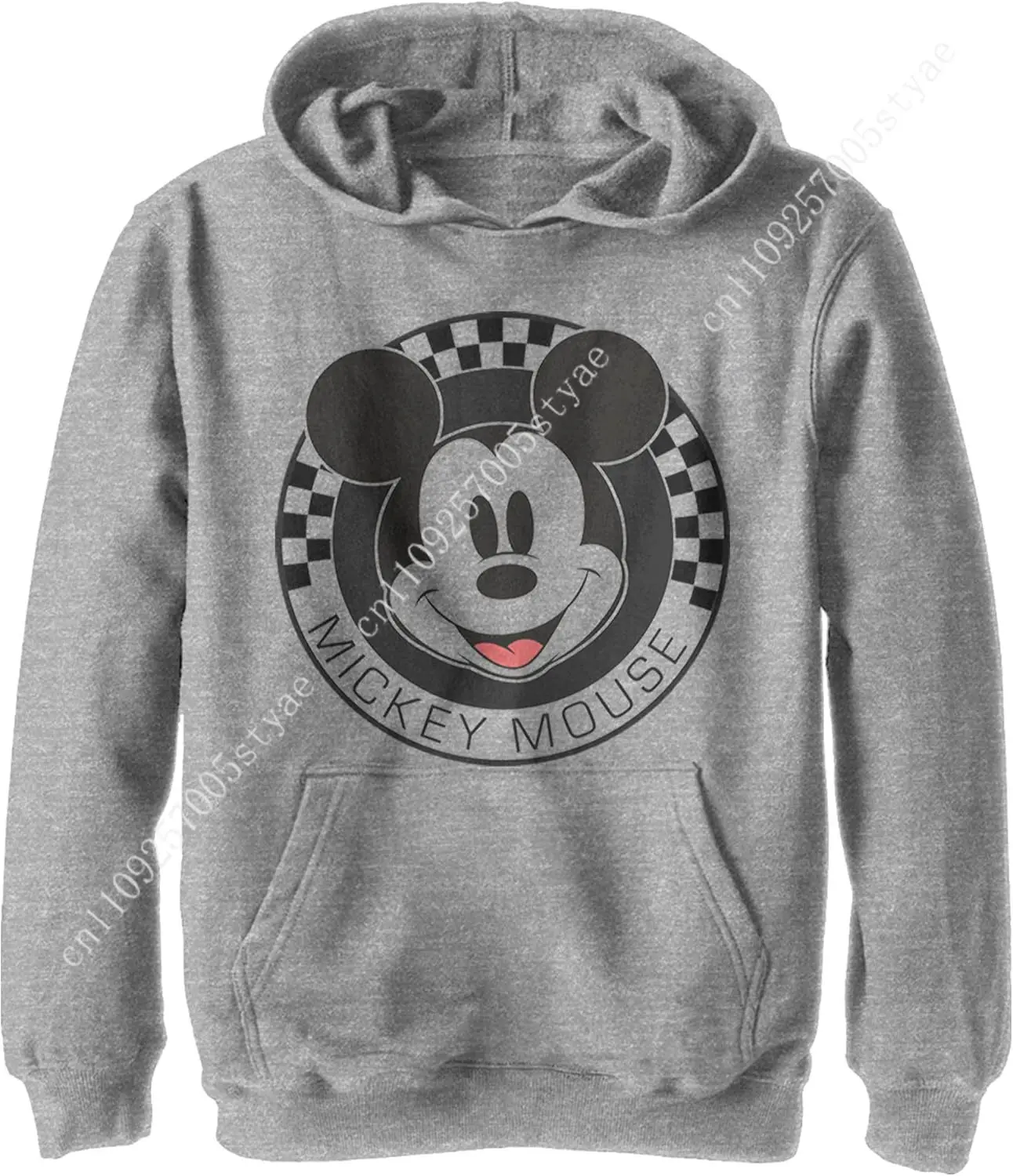 Disney Jungen Mickey Mouse Karierter Kapuzenpullover