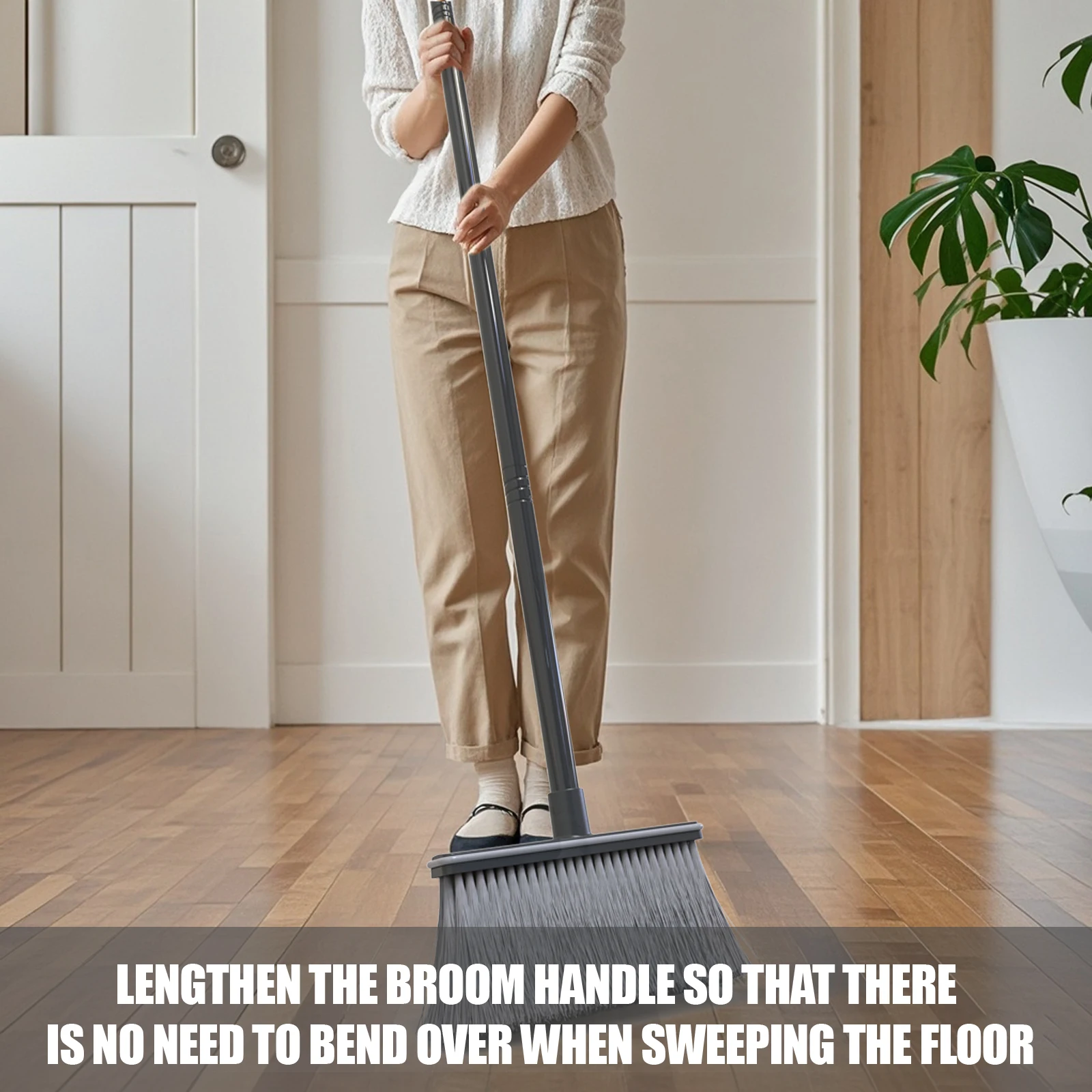 Household Broom and Dustpan Set - Combination Sweeping Tool with Long Handle Household cleaning tools