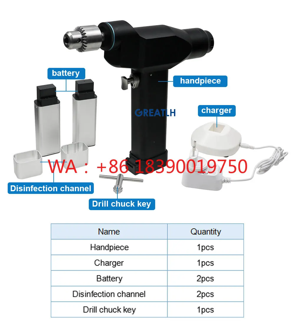 hot bustling Autoclavable Power Tool Cannulated   Drill Orthopedic Cannulating Drill Electric Drill
