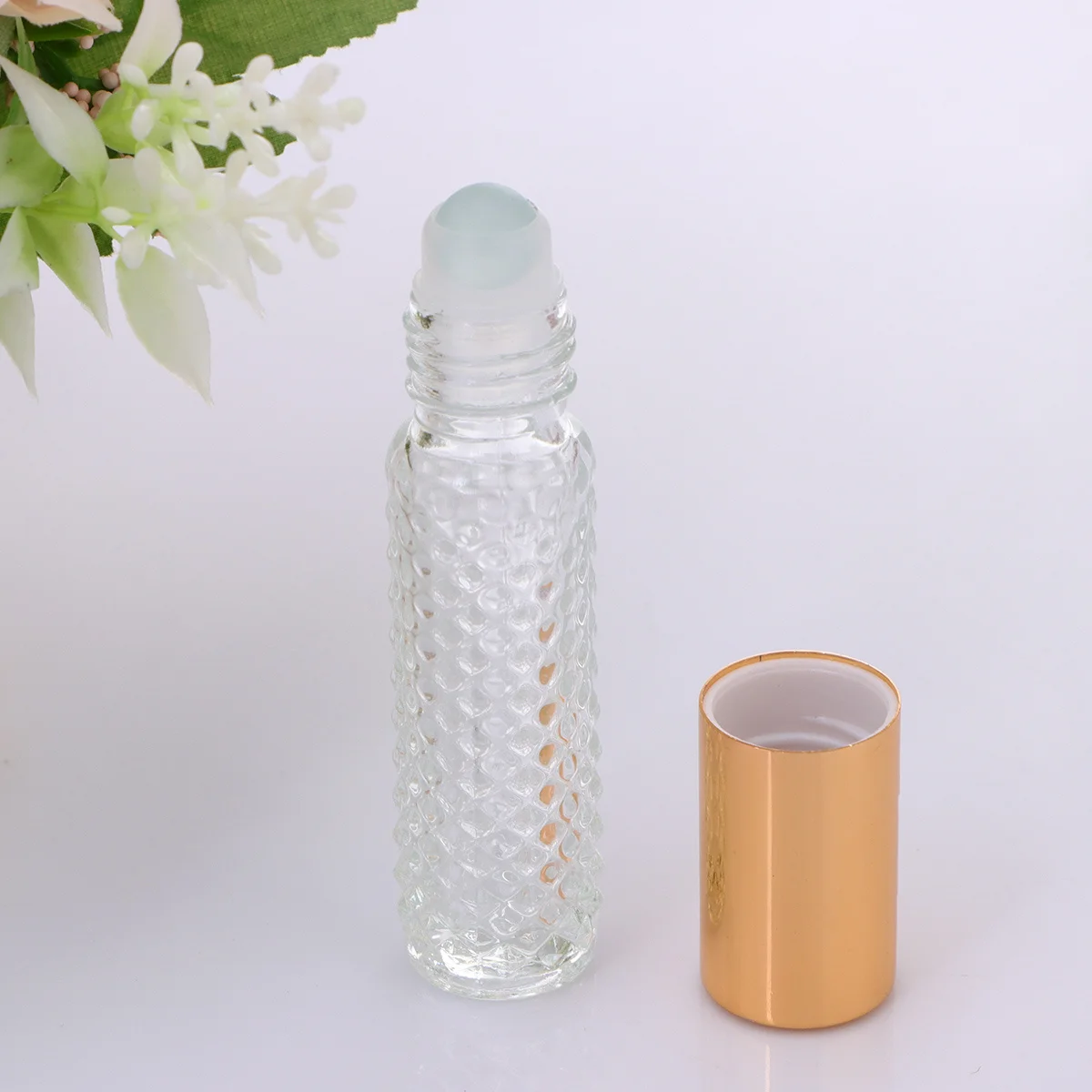 

10Pcs Leakproof Glass Roll-on Bottles Essential Oil Roller Makeup Portable Travel Refillable Sub Containers Durable