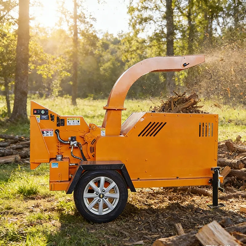 

Customized Heavy Duty Wood Chipper 4 Inch Max Branch Cutter Garden Mulcher Shredder for Farm Orchard Yard Waste Recycling