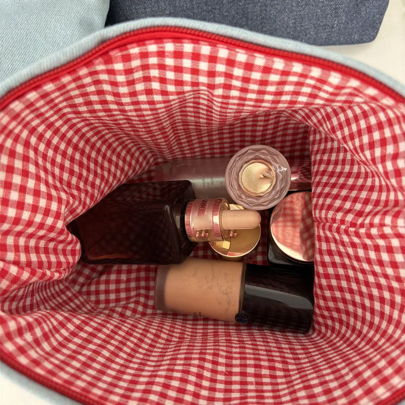 2025 جديد حقيبة مستحضرات تجميل الكرز الصغيرة السفر المحمولة سعة كبيرة منظم تخزين مستحضرات التجميل Ins العناية بالبشرة غسل #5