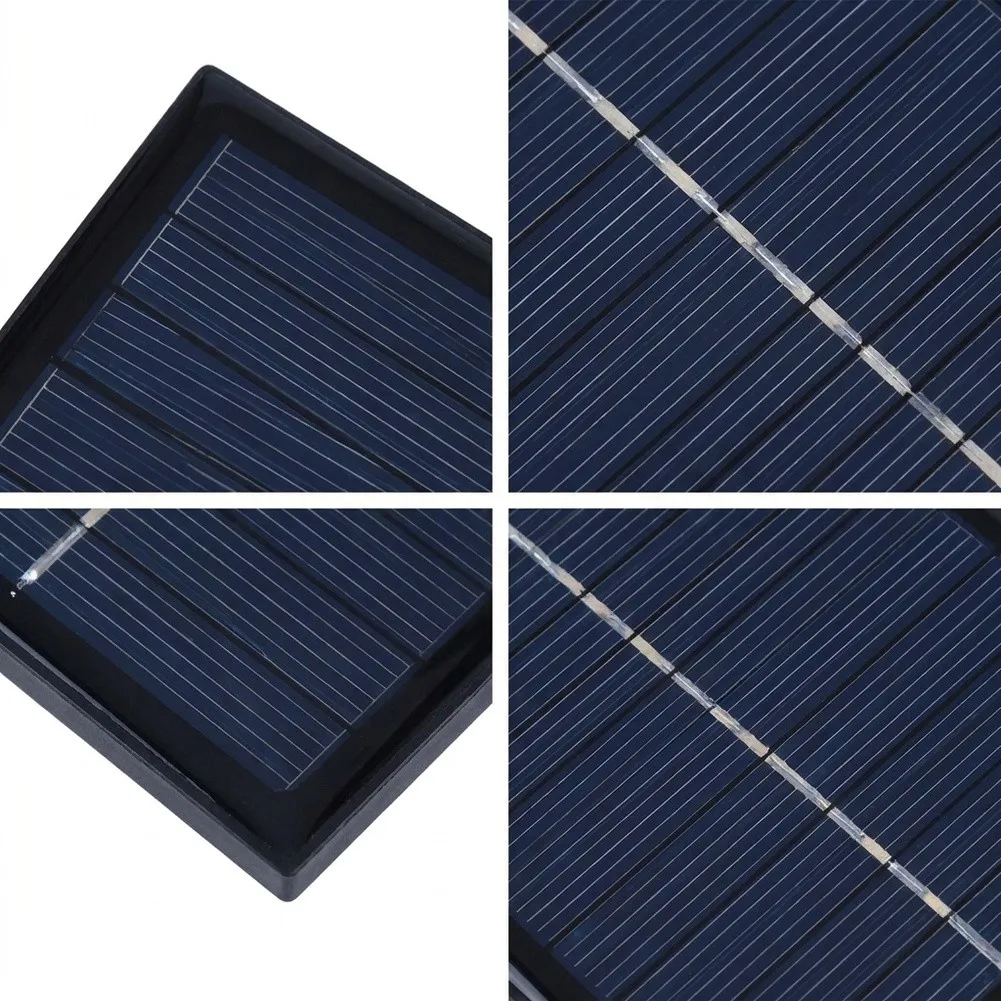 Solar Battery Charging Panel 1W 4V for 2 AA Rechargeable Batteries with Polycrystalline Silicon for Consistent Energy Output