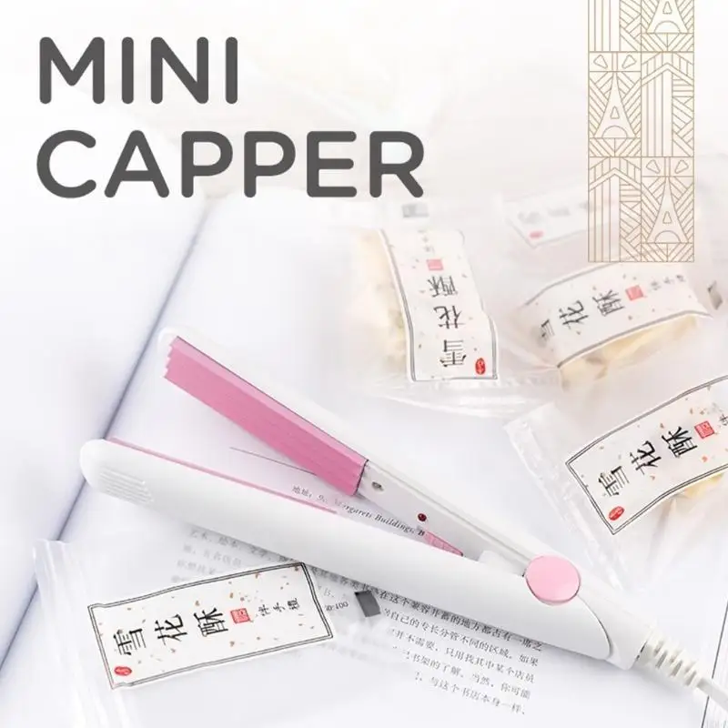 미니 휴대용 열 밀봉 기계 푸드 실러 실러 씰 포장 비닐 봉지