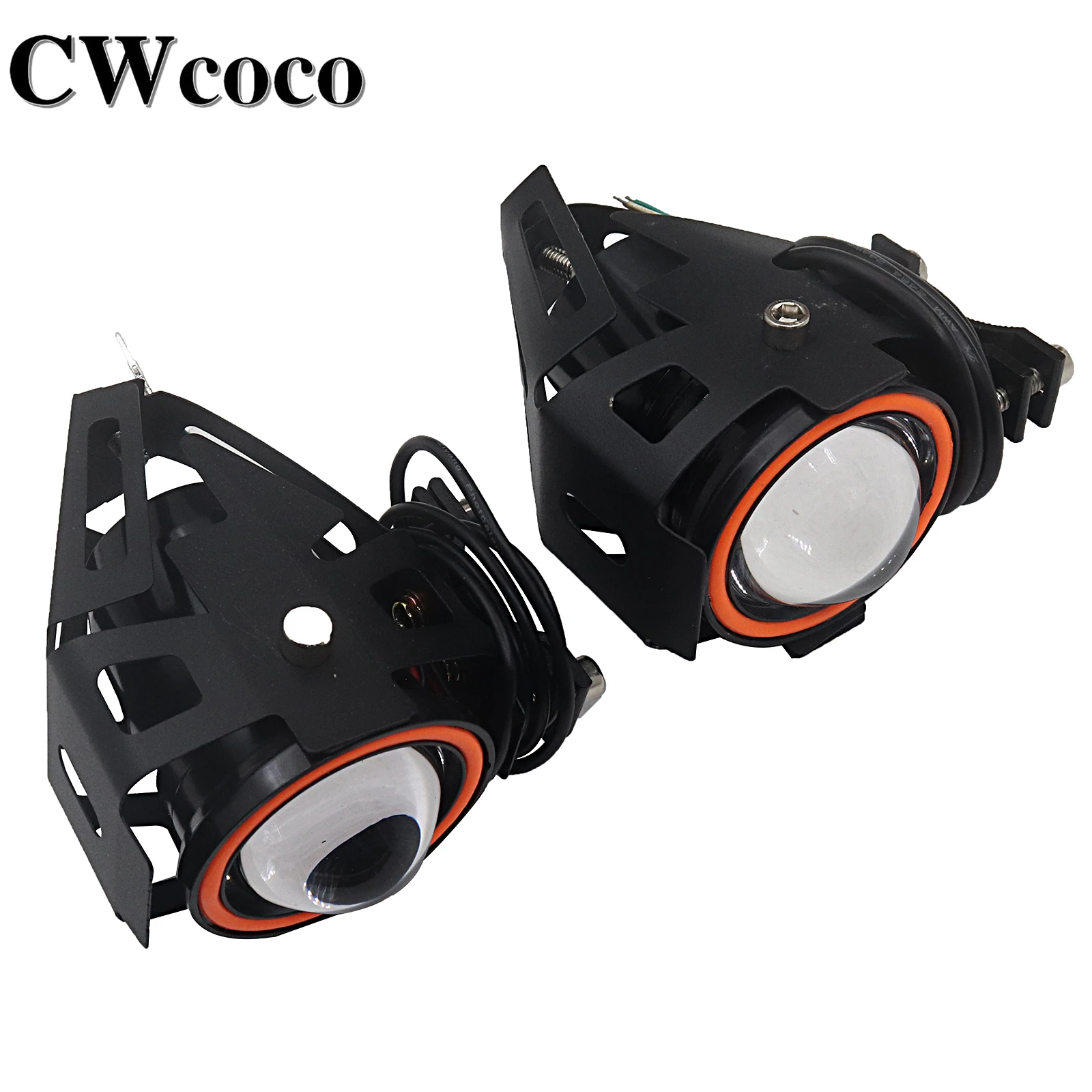 Citycoco Electric Scooter LED Spotlight Laser Highlight Flashing Angel Eyes And Demon Eyes Light For Electric Scooter Remodel