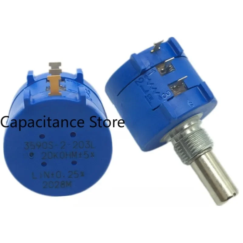 

5PCS Original multi coil wire wound potentiometer 3590S-2-203L 20K