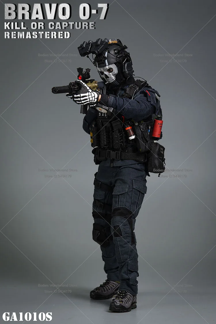 Easy&Simple GA1010S 1/6 Scale BRAVO 0-7 Night Battle Ghost Male
