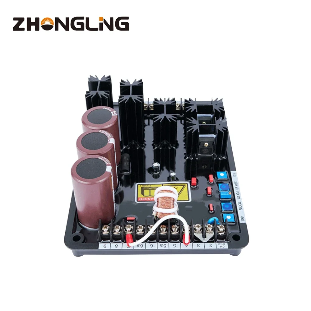 ZHONGLING Generator AVR VR6 Auto Voltage Regulator 1 Phase 3 Phase Voltage Stabilizer AVR VR6 For Diesel Engine