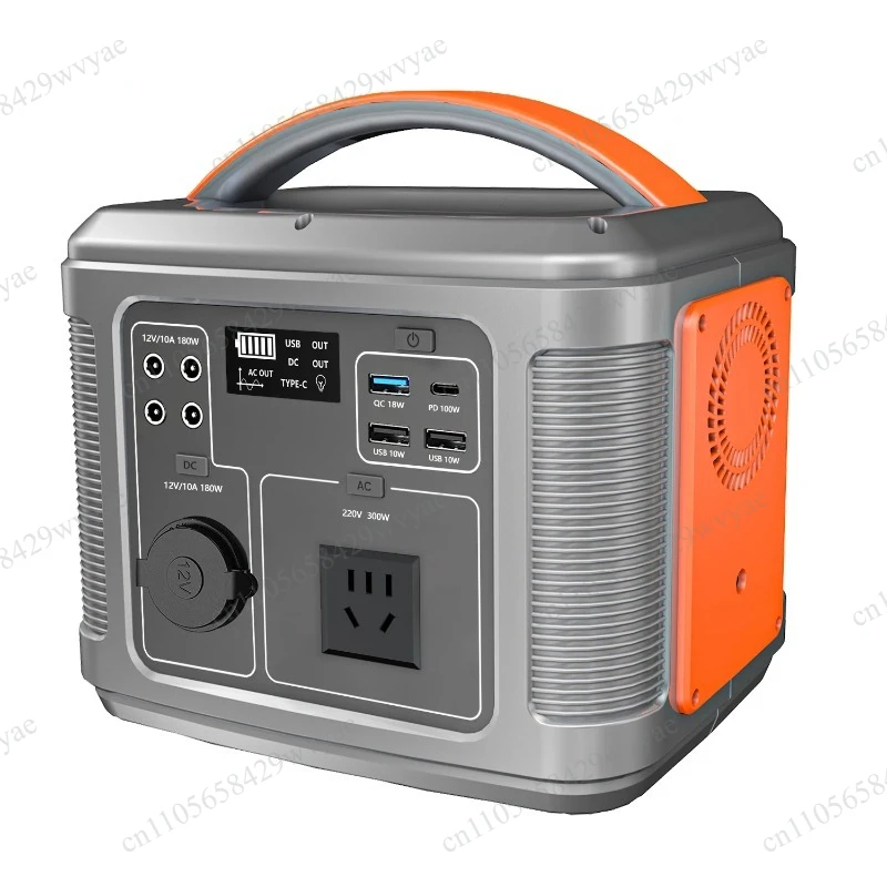 300W Portable Power Station, Lithium Battery Cell, USB Type‑C DC AC Output