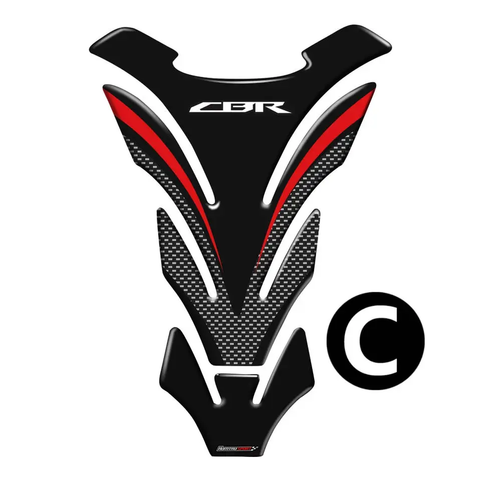 For HONDA CBR150 CBR250 CBR300 CBR600 CBR650 CBR900 CBR1000 RR CBR1100XX Tankpad 3D Motorcycle Tank Pad Protector Decal Stickers