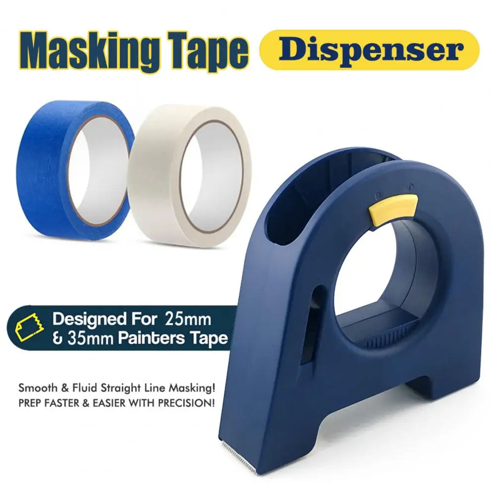 Accurate Tape Cutter Painters Tape Applicator Dispenser Window Door Frame Masking Tape Cutter Portable Labeling Packaging