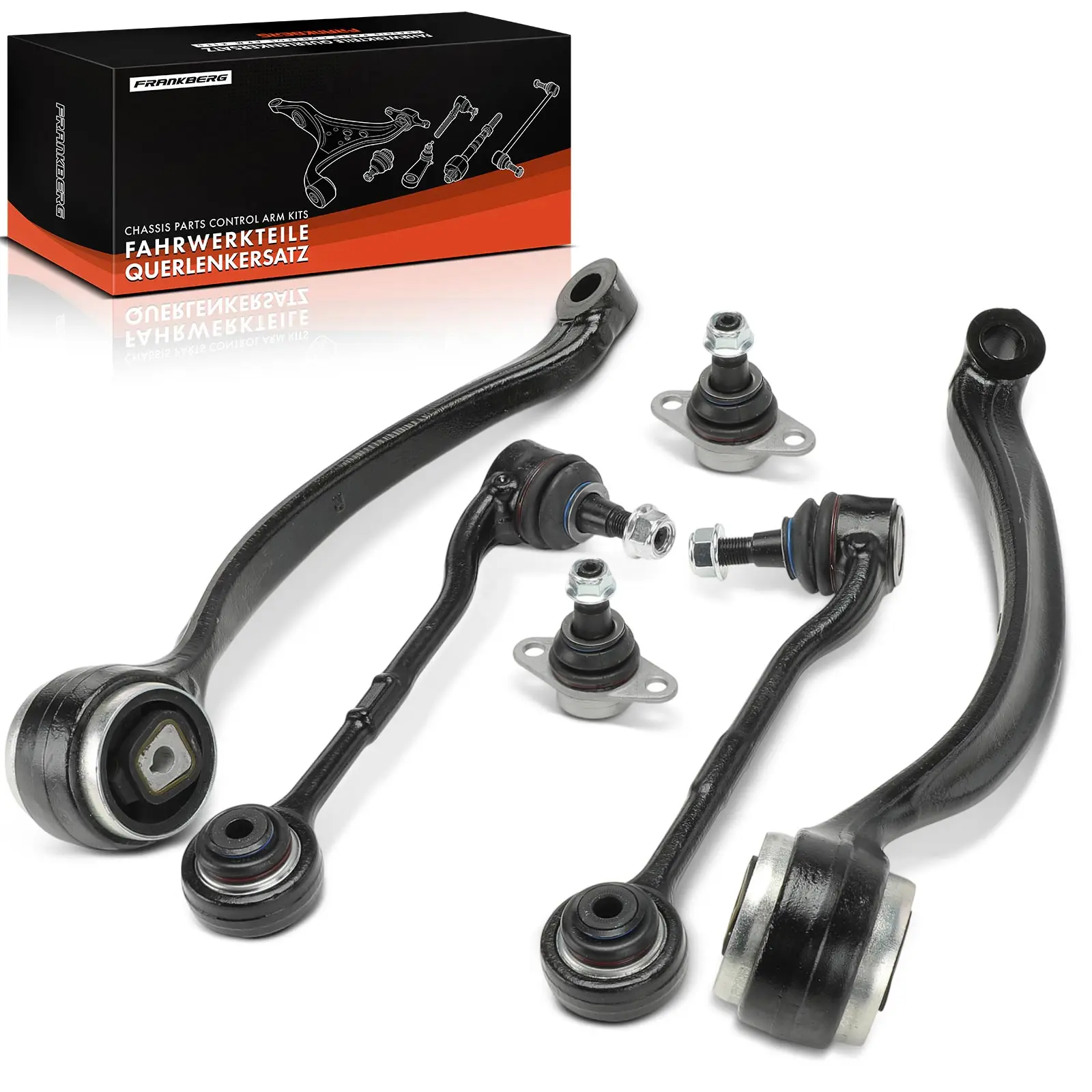 Frankberg – ensemble de bras de commande pour essieu avant, 6 pièces, pour BMW E90 E91 E84 Alpina B3 CMS101106 524480 31126768988 BJ14175PR CMS101105