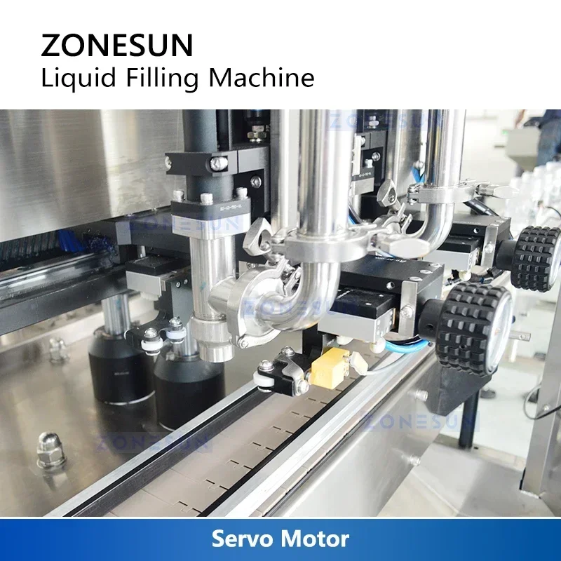 Zonesun-自動連続運動フィラー、サーボトラッキング液体充填機、高速ペースト包装装置、ZS-VTPF4