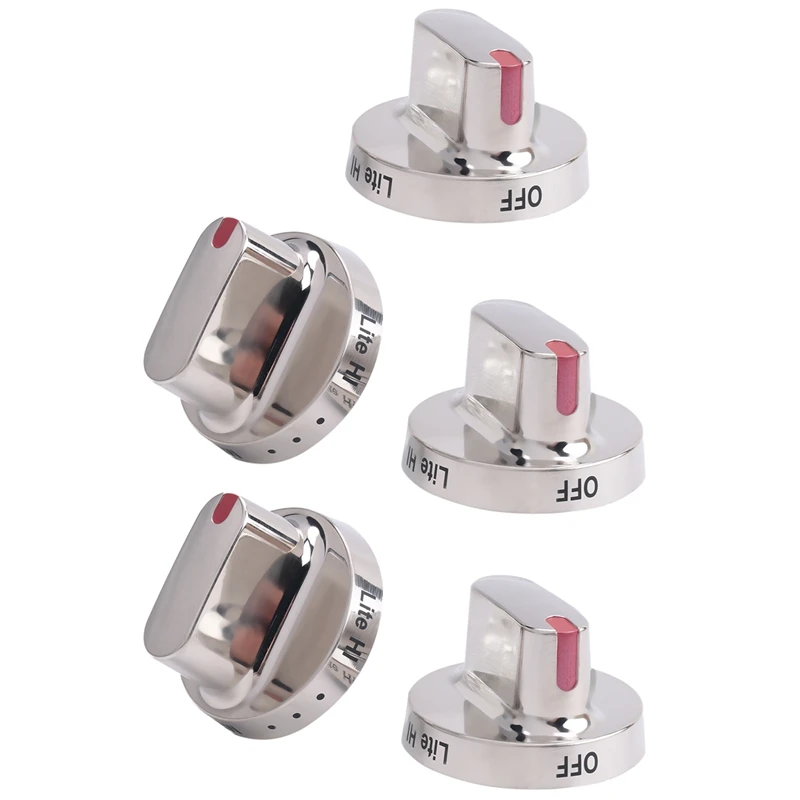 

DG64-00472A Stove Knobs Compatible With Samsung Gas Range Oven Stove, Replaces DG64-00347A,AP5949480,PS10058981,(5 Pack)