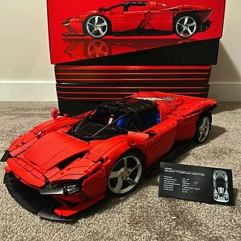جديد 42143 Supercar High Tech التقنية SP3 نموذج بنة ألعاب سيارات رياضية للبنين بنات هدية عيد ميلاد هدايا عيد الميلاد