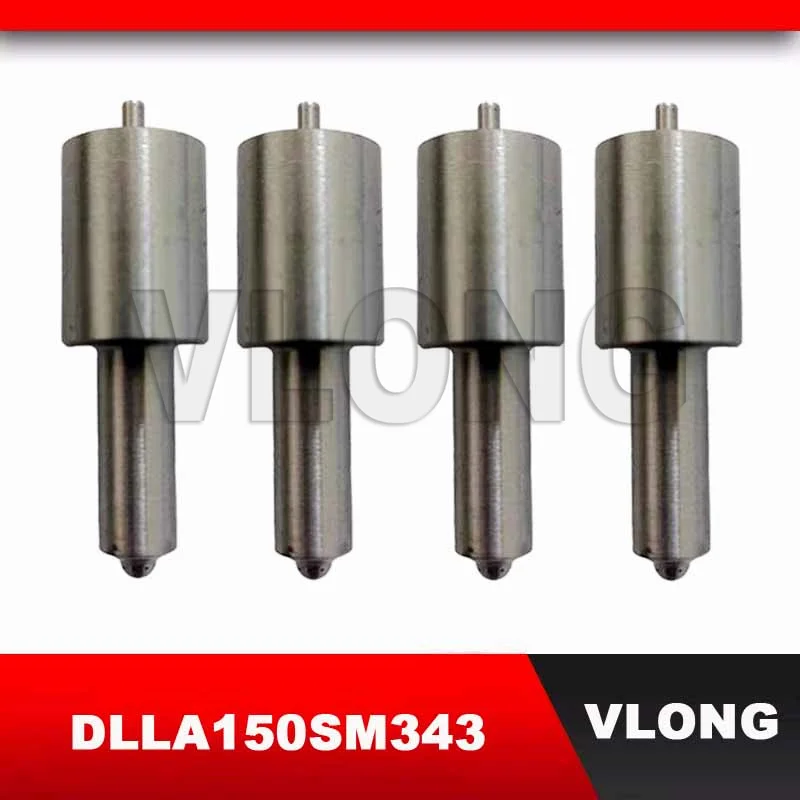 4PCS Fuel Pump Spary Parts Injector Mouth Diesel Accessory Sparyer Nozzle DLLA150SM343 105025-3430 9432611230 NP-DLLA150SM343