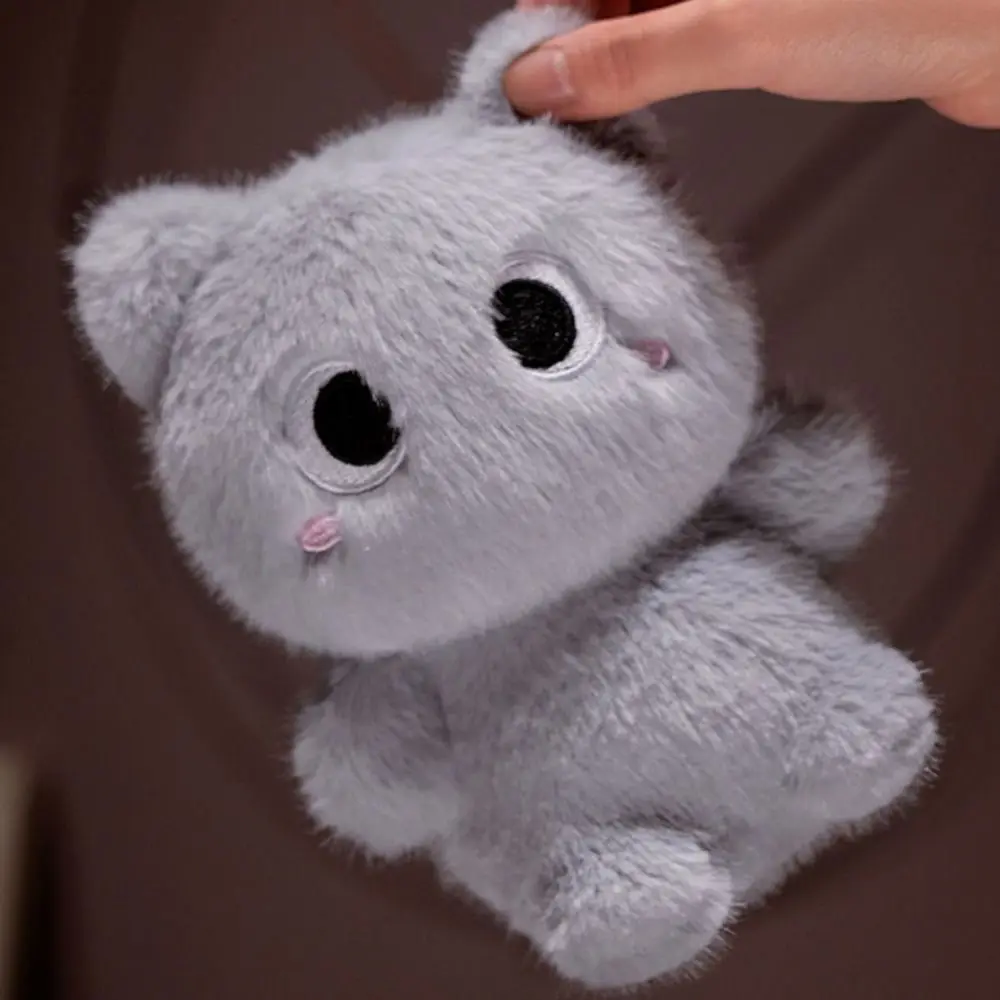 Decoración de escritorio, gatito siamés, gato naranja, vaca, gato, muñeco de trapo esponjoso, gato relleno, muñeca de gato heterocromática perezosa, niños y niñas