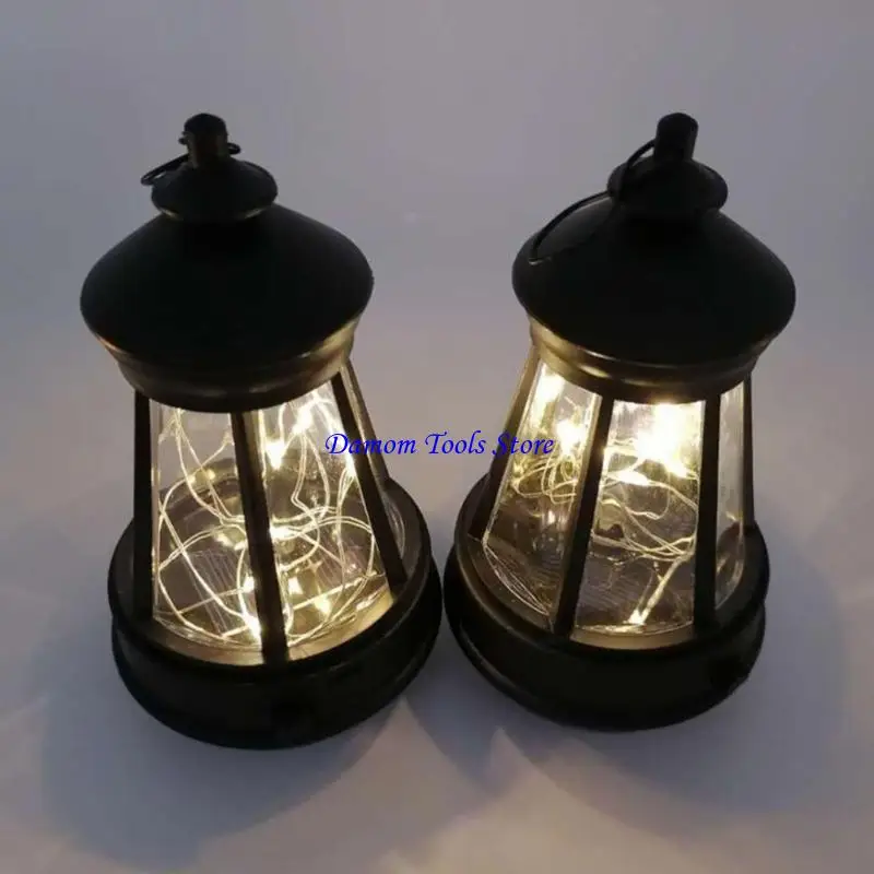 57BE Outdoor Lighting Solar Statue Lantern Pathway Ornament Outdoor Decorations