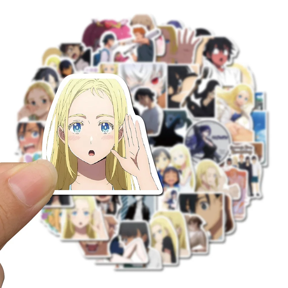 10/30/50pcs Cute Anime Summer Time Rendering Stickers Cartoon Kid adesivo fai da te giocattolo bottiglia d'acqua diario telefono Kawaii Graffiti Decal