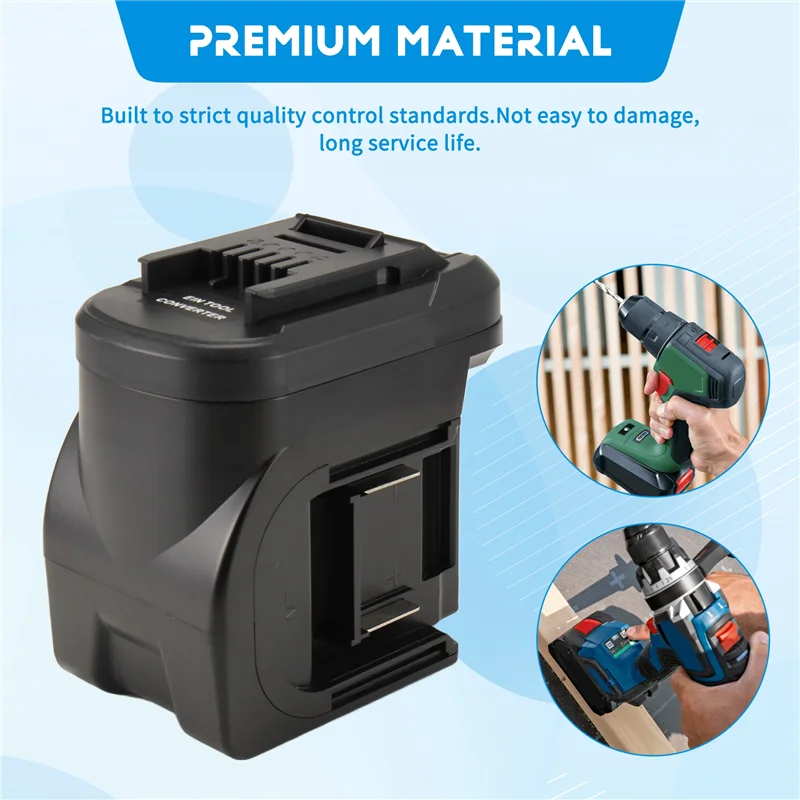 AT63-Battery Adapter 2 In 1 Conversion Kit Convert For 18V Battery Works For 18V Cordless Power Tool