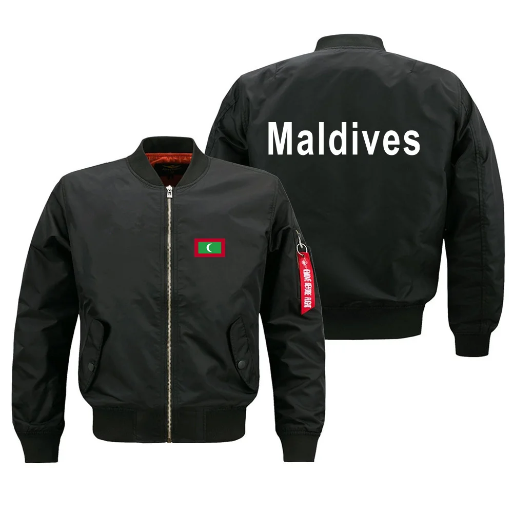 Funny Maldives Military Flight Aviation Men Ma1 Bomber Jacket Outdoor Windproof Man Baseball Coats