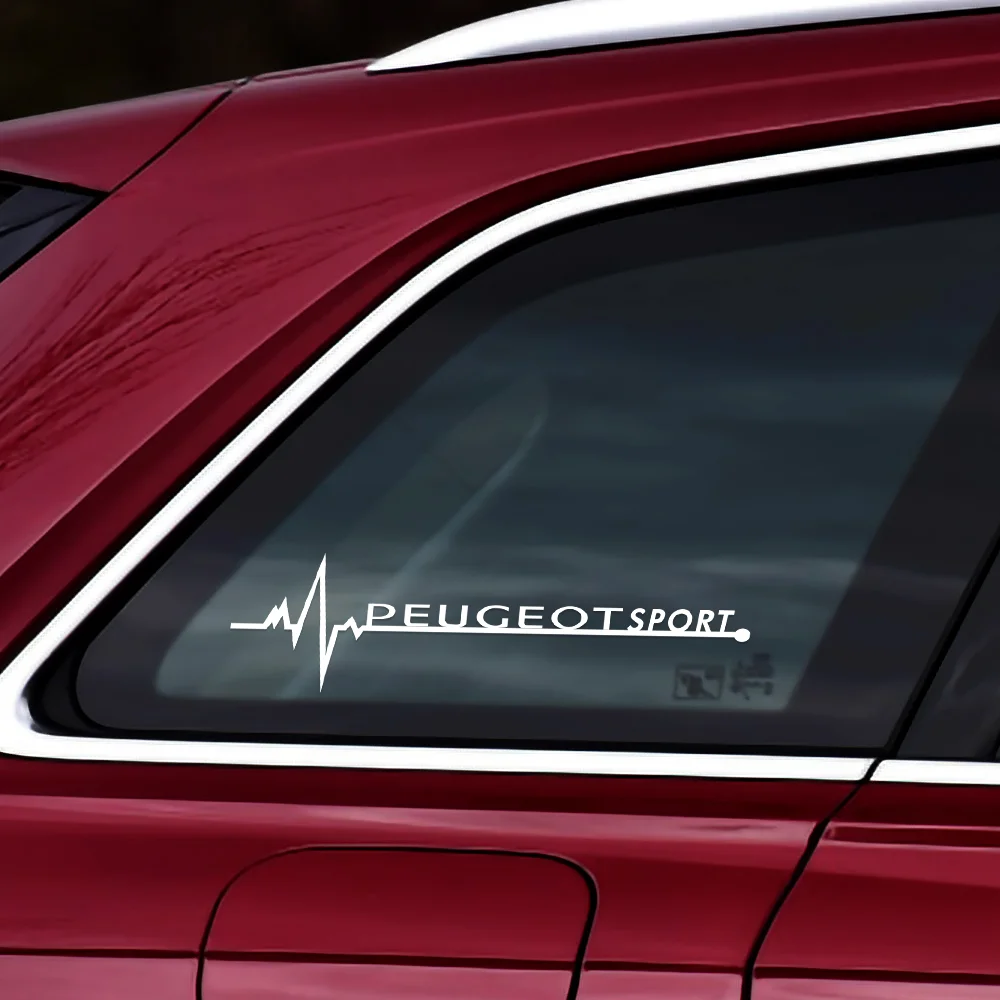 Car Accessories Side Window Reflective Stickers Decals For Peugeot 206 307 308 3008 207 208 407 508 2008 5008 107 106 205 4008