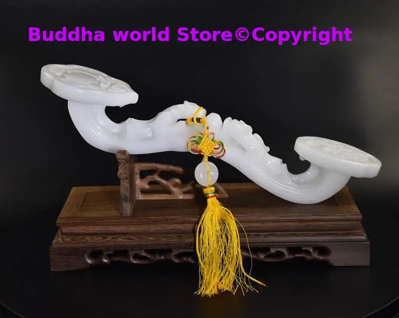 

GOOD Home Company SHOP decorative ART business Prosperity GOOD LUCK talisman Bring wealth money Dragon PI XIU RU YI Jade carving