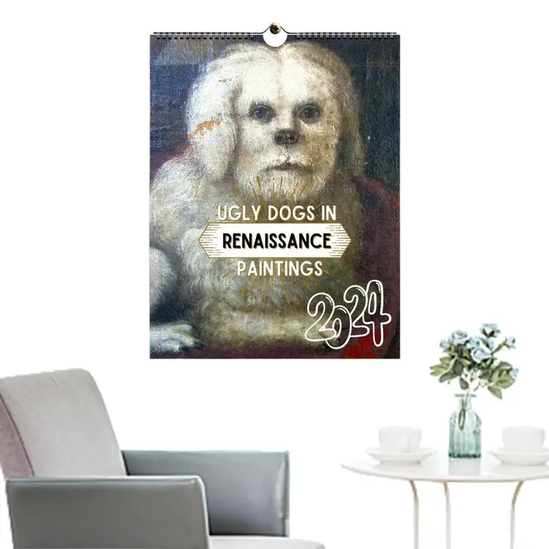 

Funny Dog Calendar 2024 Dogs Wall Calendar 2024 January 2024 From December Funny Wall Art Gag Humor Gift Prank Calendar 12