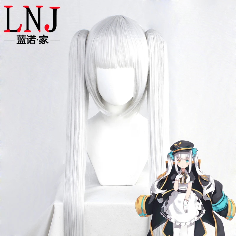 Virtual YouTube Vtuber Kagura Mea  Cos Cosplay Wig Halloween Carnival Party Props Synthetic Hair Heat Resistant Fiber + Wig Cap