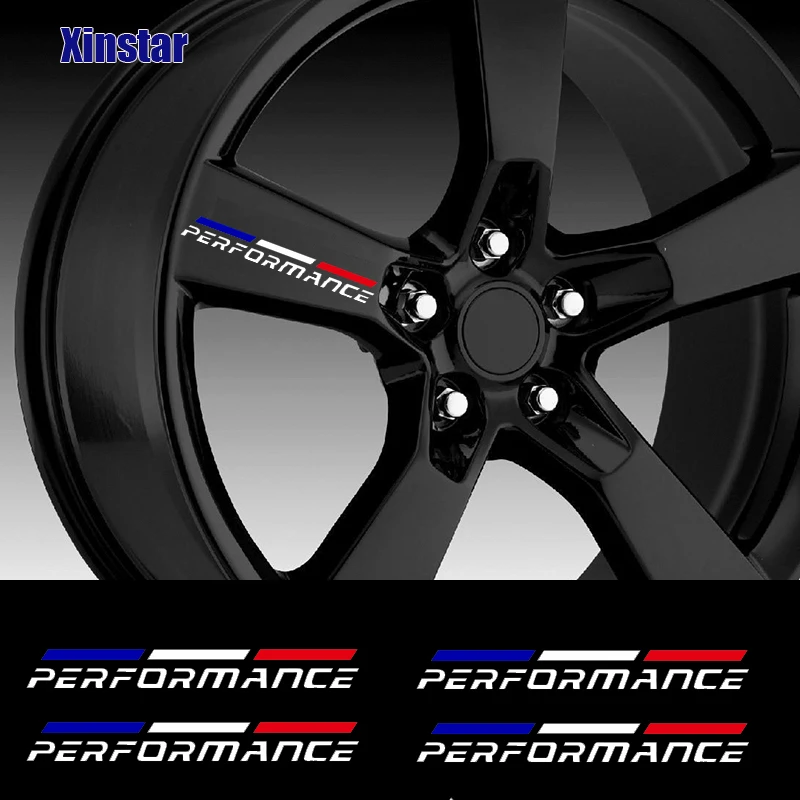 4Pcs Car Wheel Decal Sticker For Peugeot 106 107 108 205 206 207 208 2008 3008 306 308 307 508 407