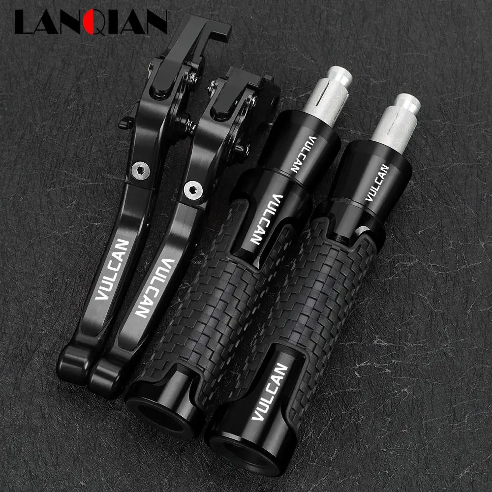 Motorcycle For KAWASAKI VULCAN S650cc s650 VULCANS VULCAN S 650 2015-2023 Brake Clutch Levers Handlebar Handle Grips Ends