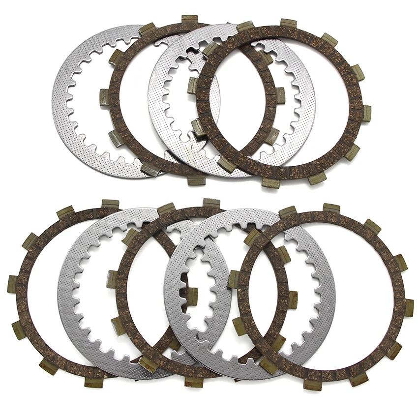Motorcycle Friction Clutch Plates For Yamaha XV125S XV240 XV250 Virago XVS125 XVS250 Drag Star SRV250 Renaissa XV250 Route
